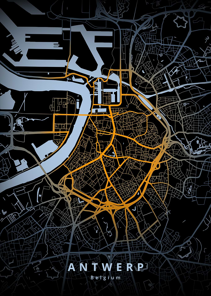 Antwerp City Map