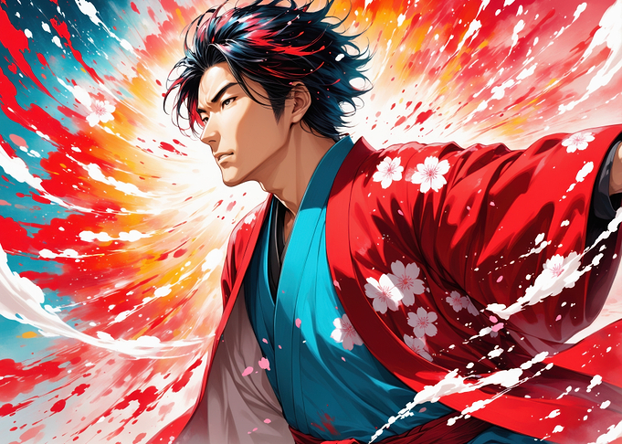 Samurai Anime Art