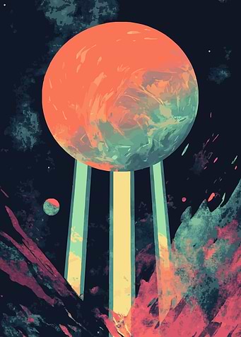 Cosmic Abstract Art