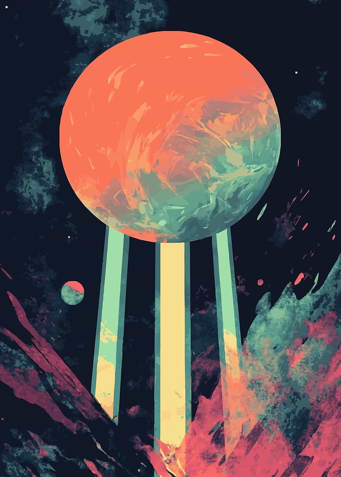Cosmic Abstract Art