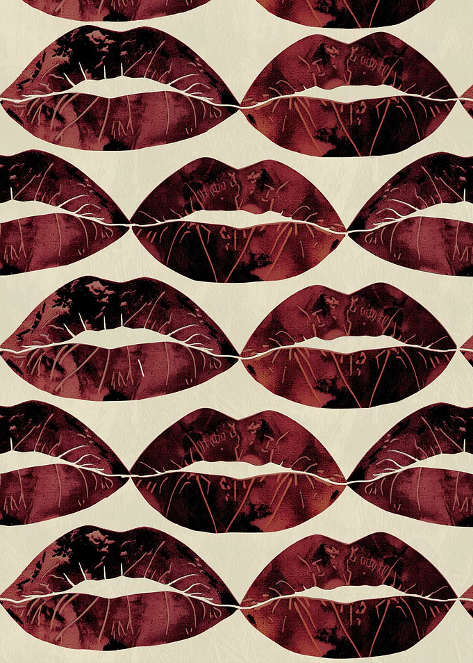 Red Lips Pattern
