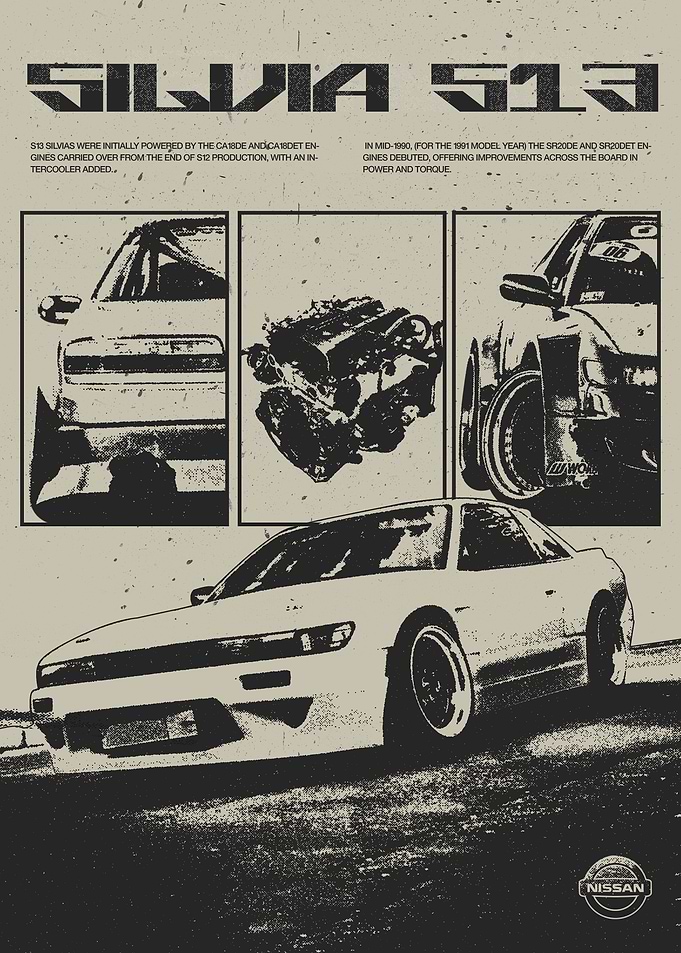 Nissan Silvia S13 Retro Style