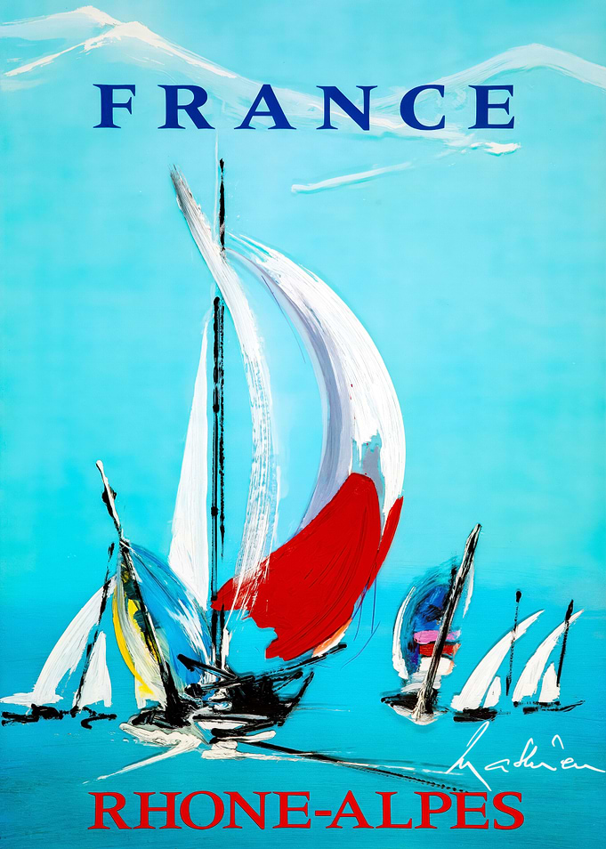 France Rhone-Alpes Sailboats