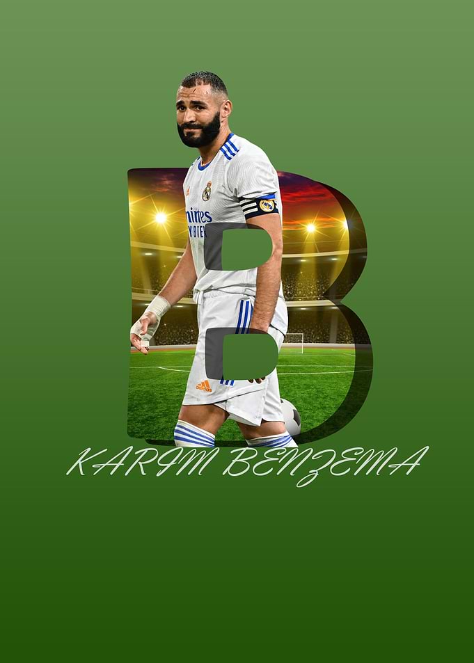 Karim Benzema Football Poster