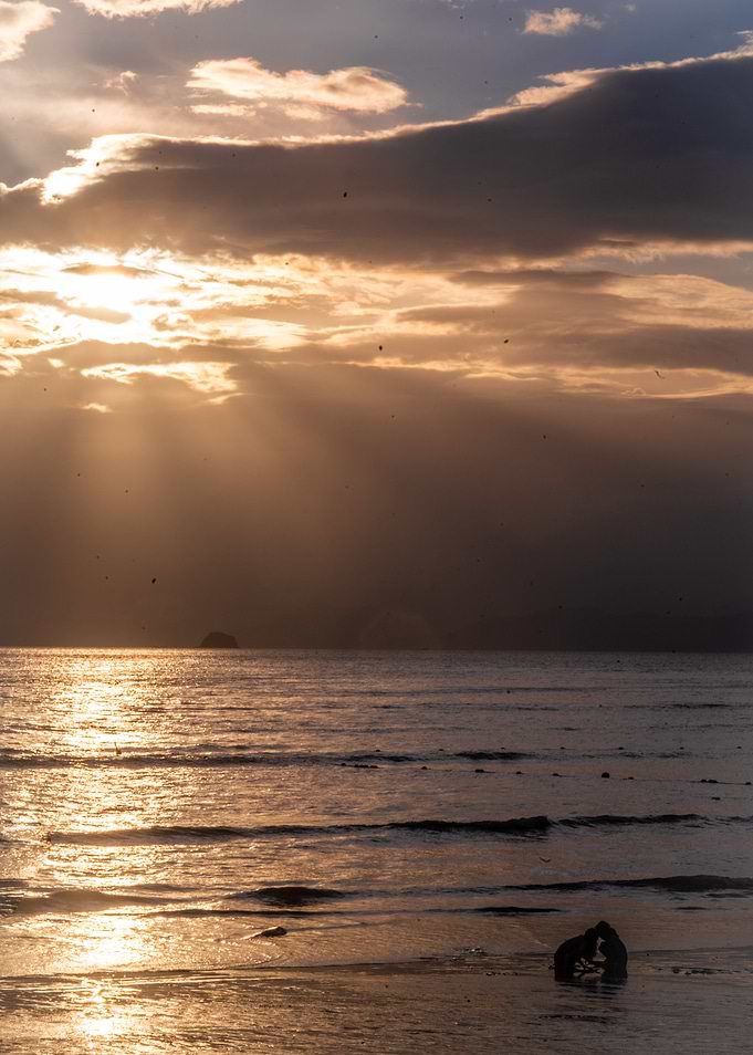 Golden Sunset Seascape