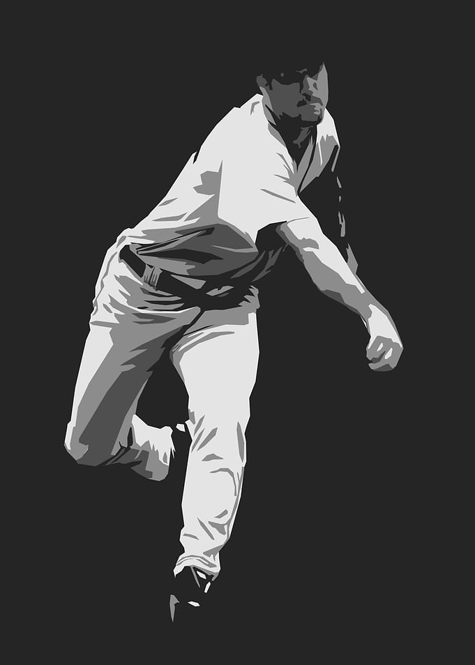 Baseball Pitcher Silhouette