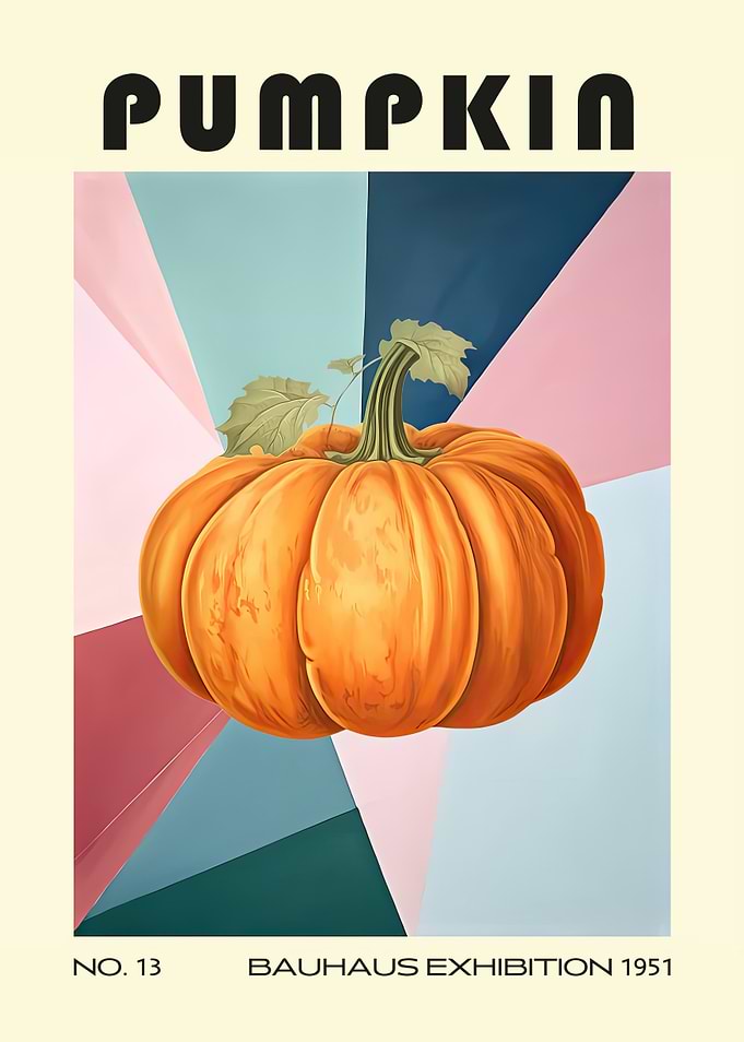Pumpkin Bauhaus Kitchen Mid Century