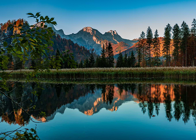 Calm Morning at Almsee, Austria