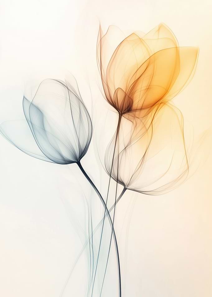 Ethereal Tulip Elegance - Flower