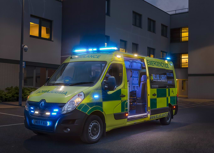 British Ambulance Vehicle