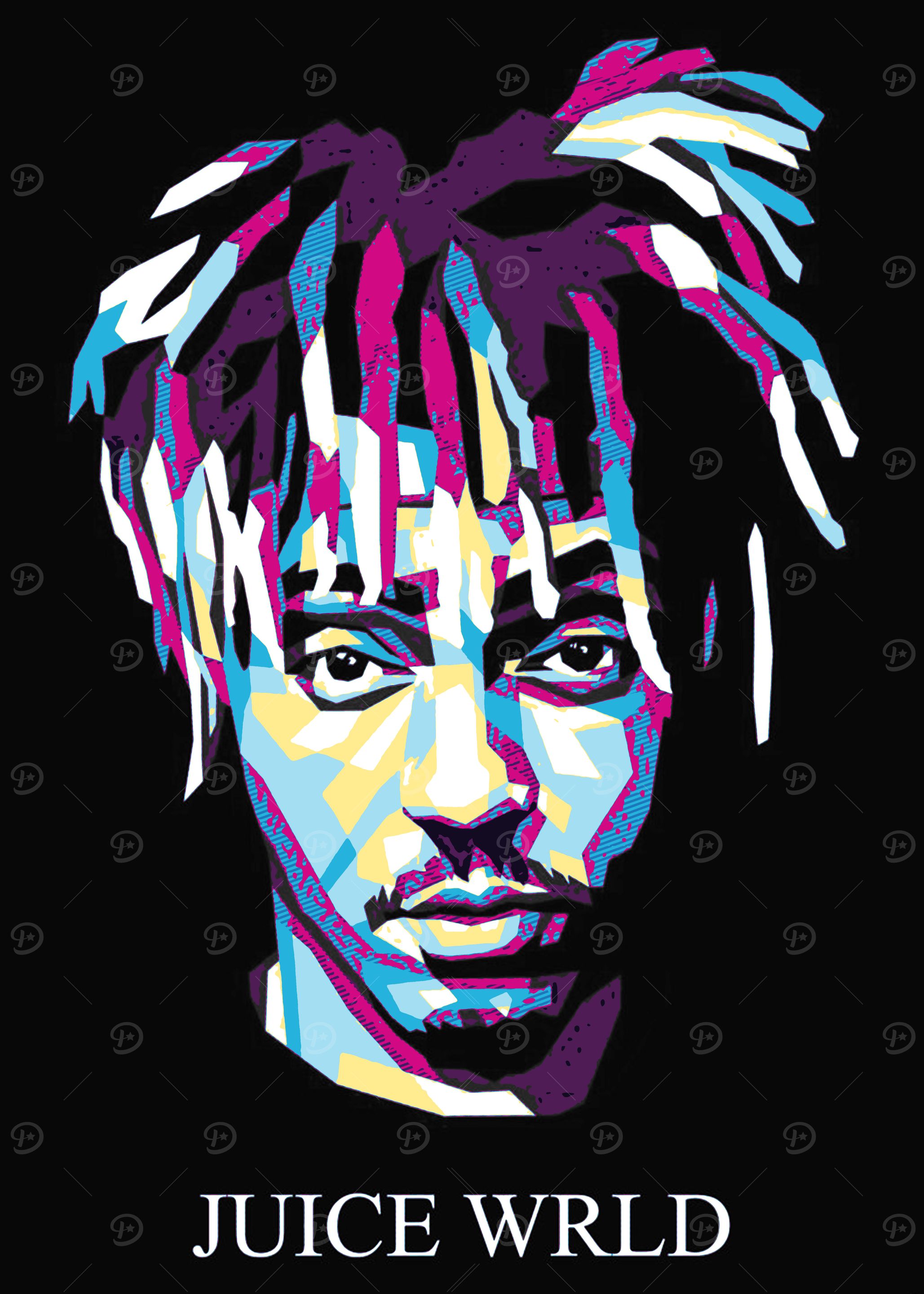 Juice Wrld Pop Art Portrait