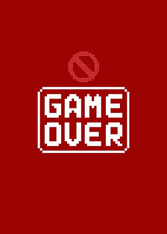 Game Over Pixel Art