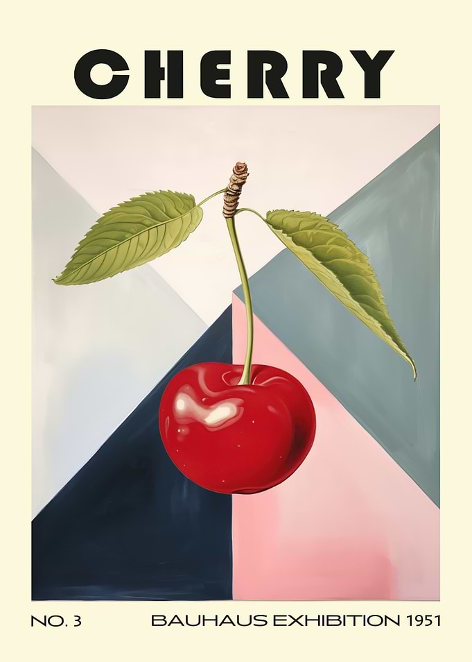 Cherry Bauhaus Kitchen Mid Century