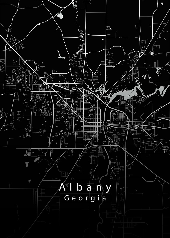 Albany Georgia City Map