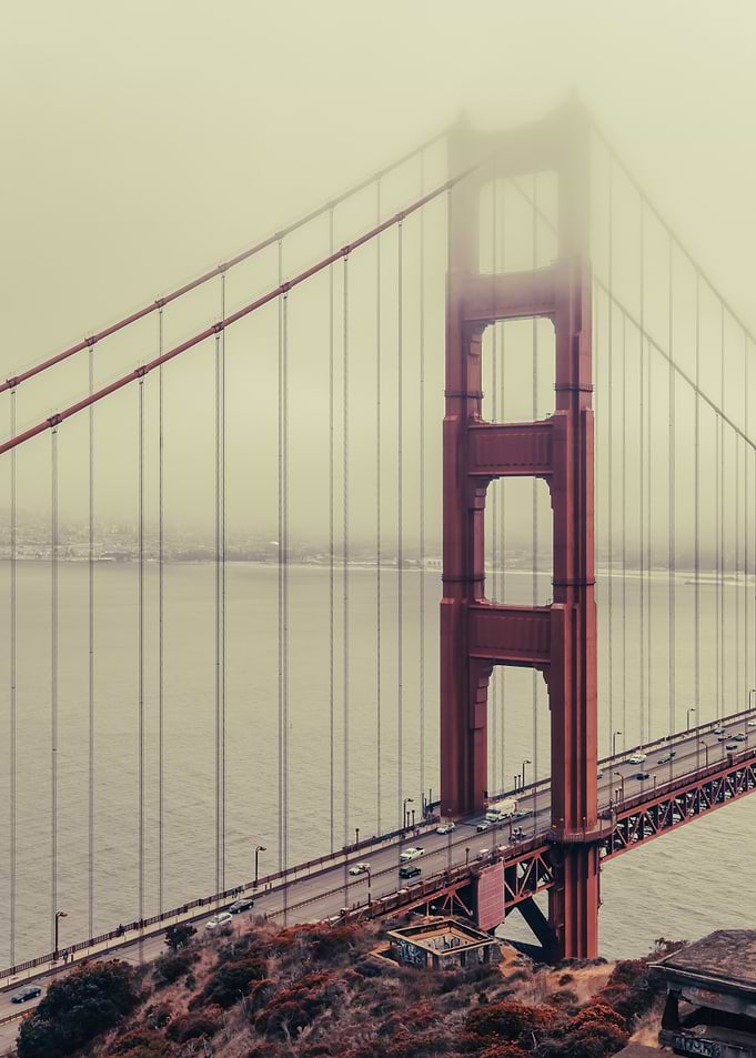 Golden Gate Bridge in Fog