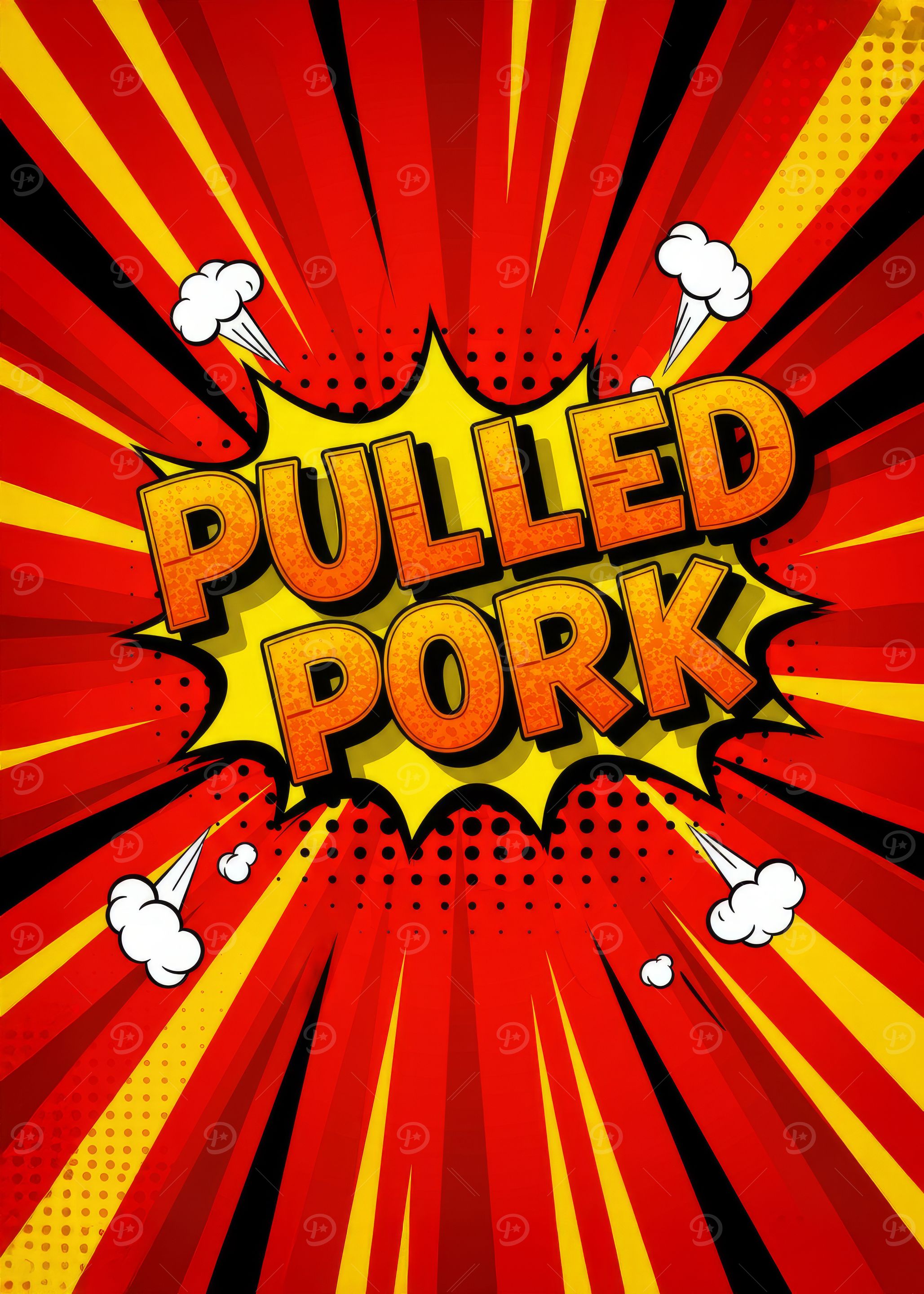 Pulled Pork Comic Art