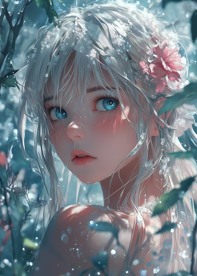 Ethereal Gaze: The Beauty of Light