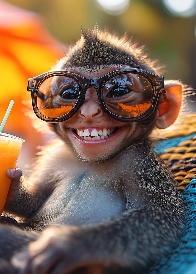 Monkey in Sunglasses
