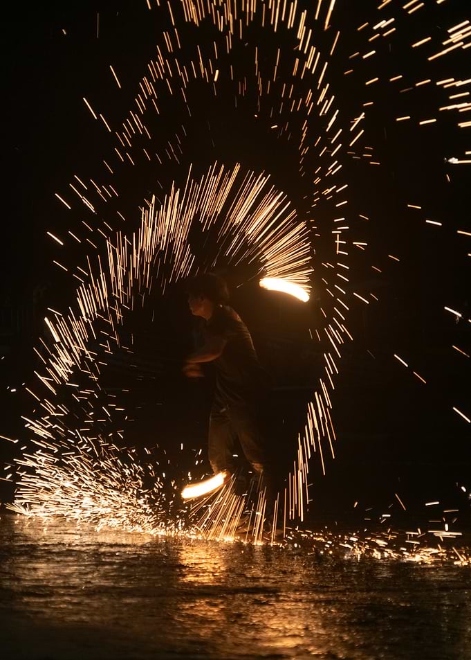 Fire Dancer Performance