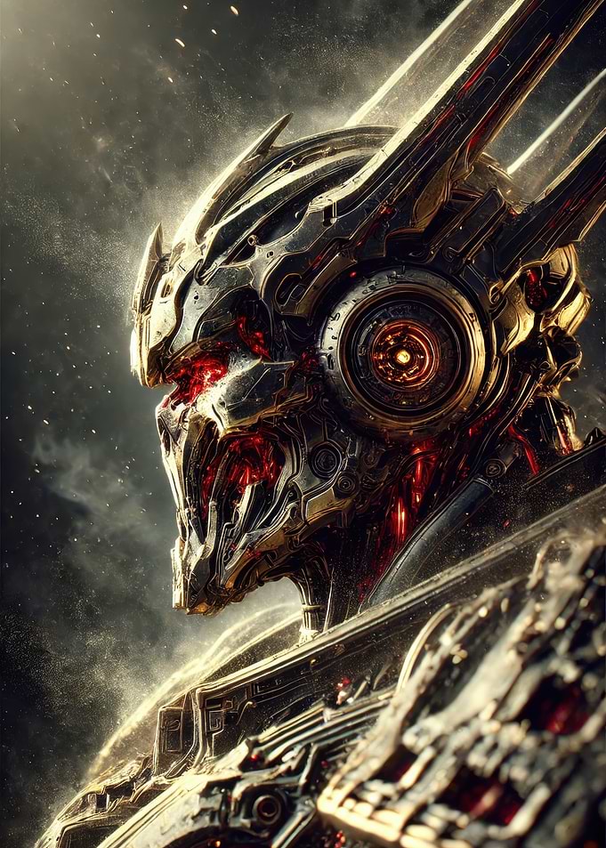 Infernal Mecha Titan: Cybernetic Machine Warrior Warlord
