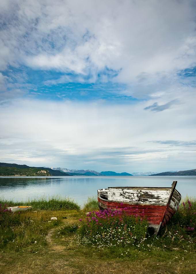 Old Boat by the Lake