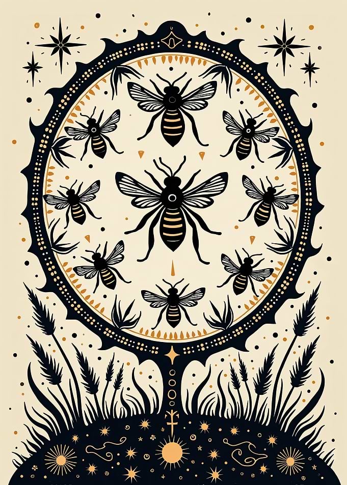 Mystical Bee Charm