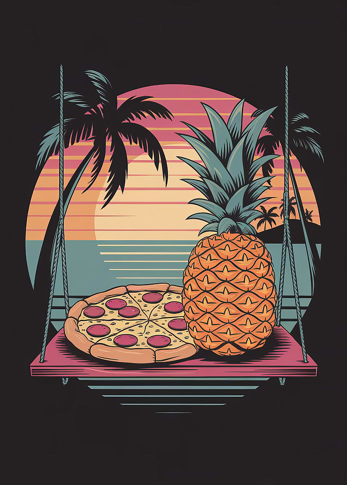Pizza & Pineapple Sunset