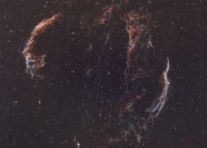 Easter and Wester Veil Nebulae - Cosmic Nebula