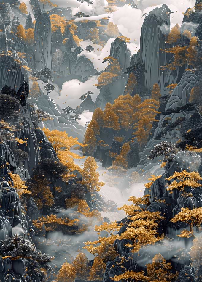 Black Mountain Landscape
