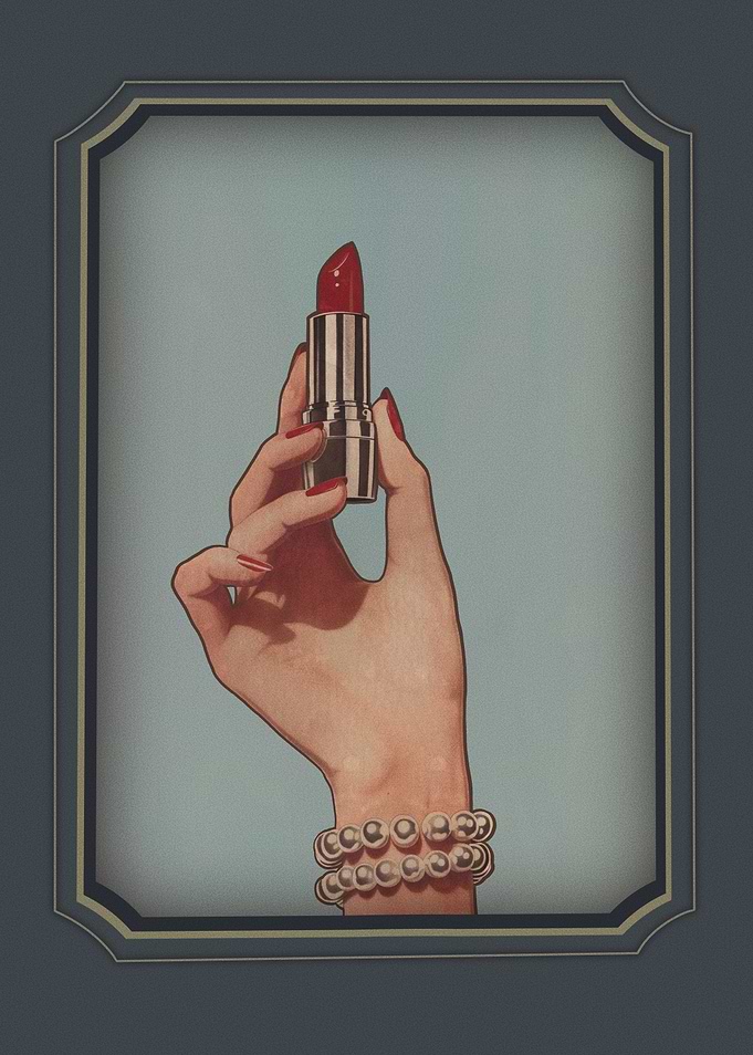 Vintage Lipstick Ad