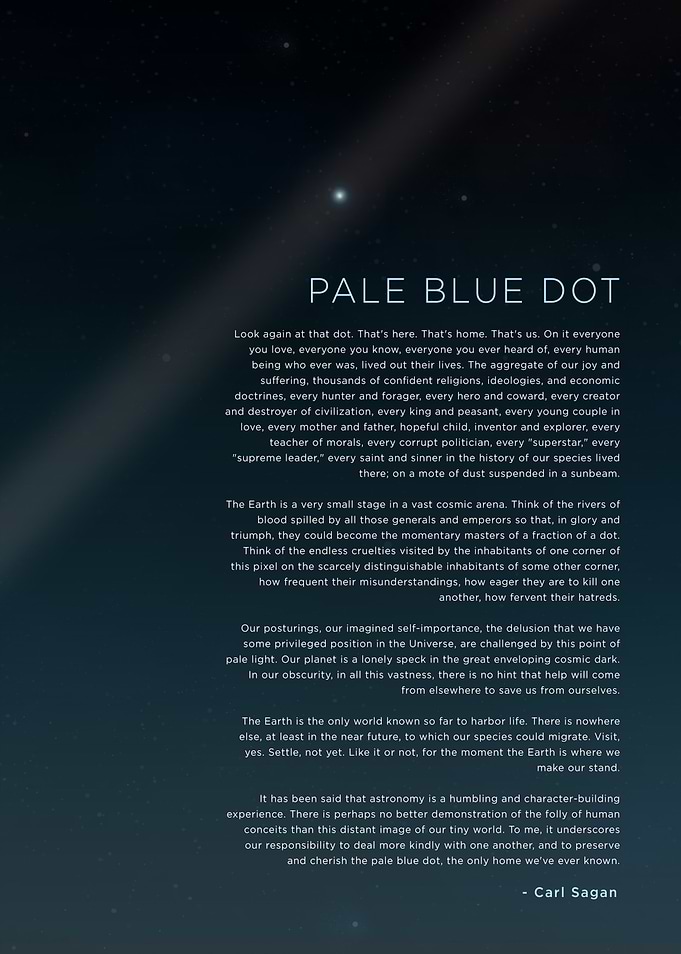 Science Poster Earth from Space