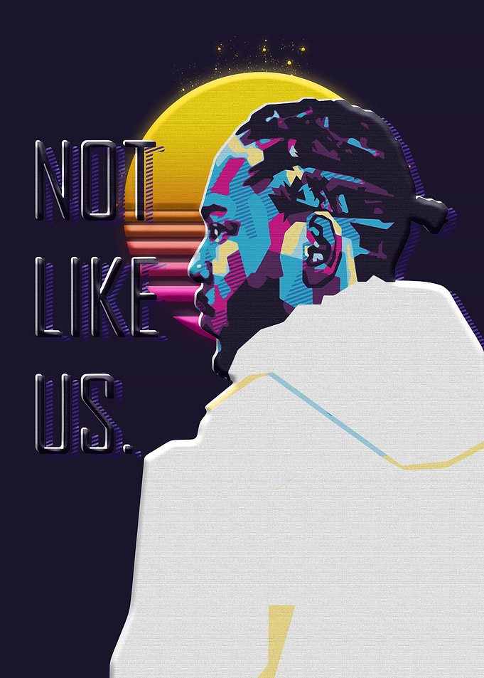 Kendrick Lamar Pop Art