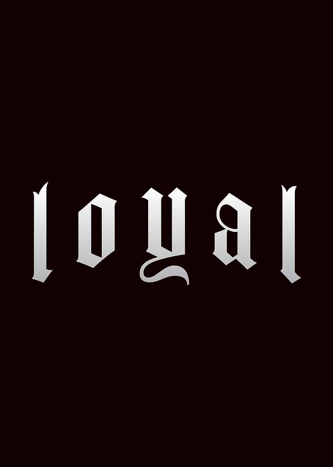 Loyal Text Art