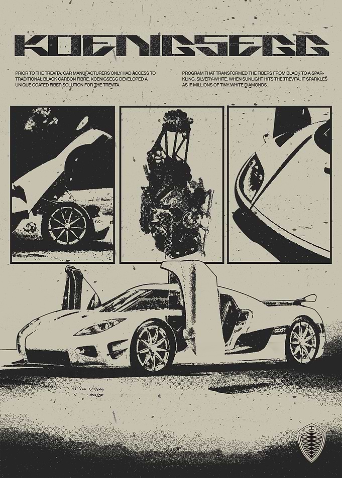 Koenigsegg Trevita Retro Style