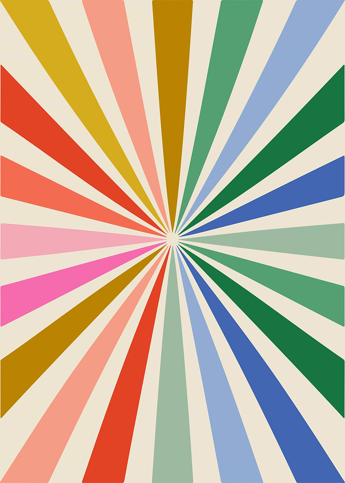 Rainbow Sunburst