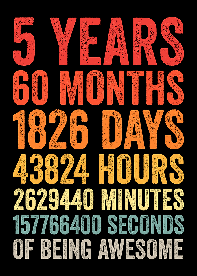 5 Years of Awesomeness