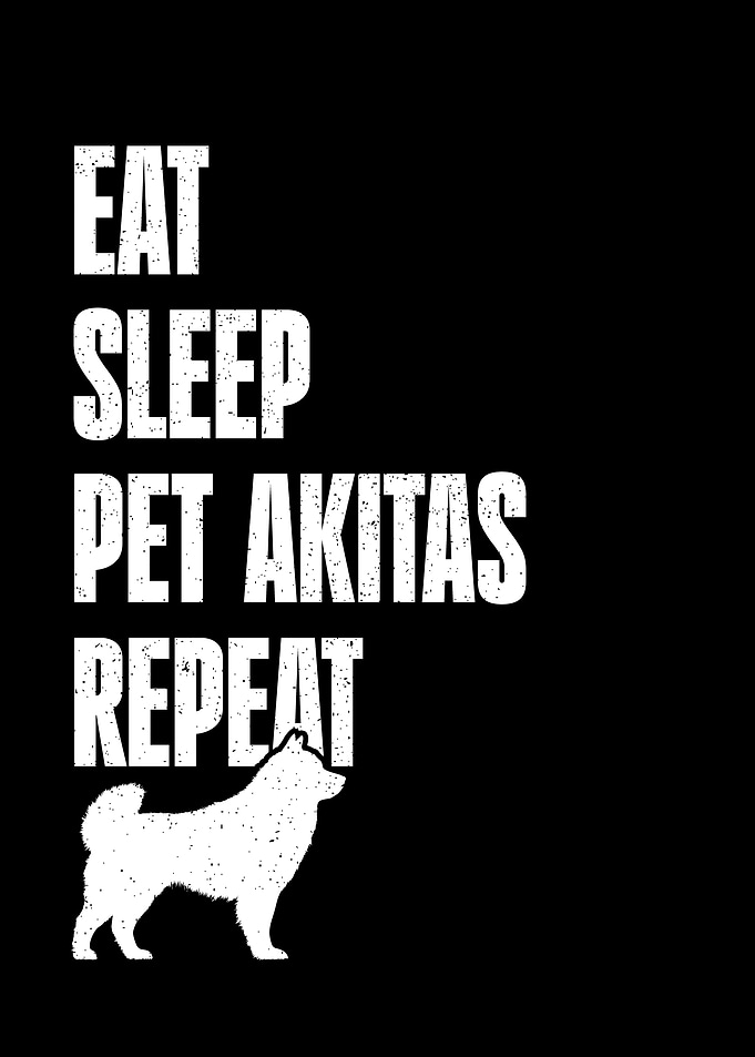 Akita Dog Lover Design