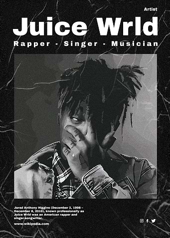 Juice Wrld Vintage Poster