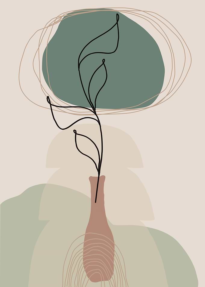 Abstract Floral Art