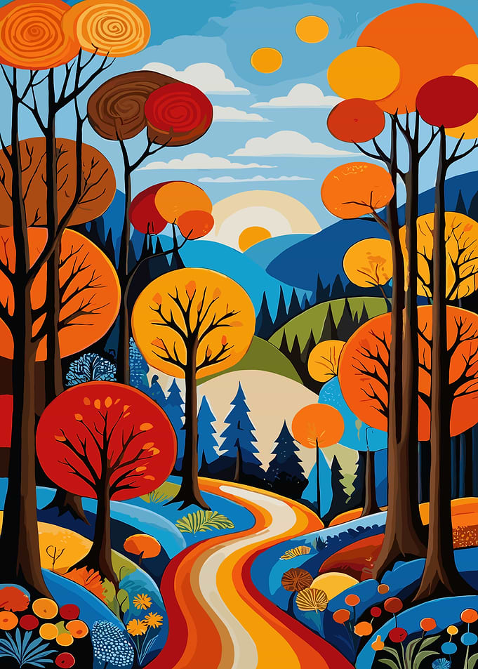 Autumn Forest Path