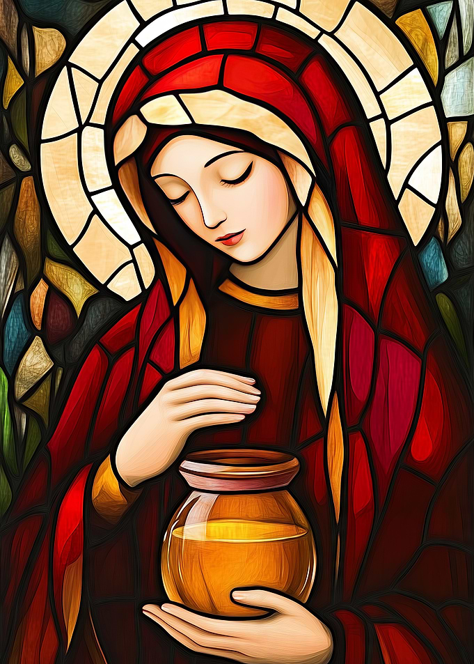 Mary Magdalene Stained Glass