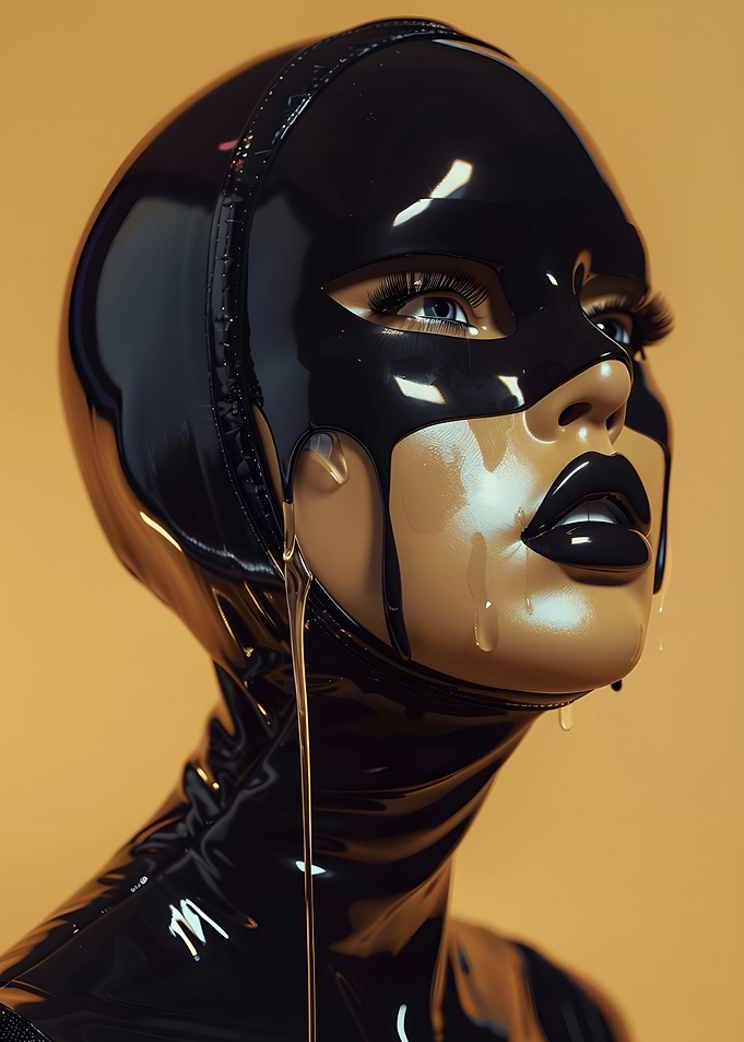 Latex Mask Drip