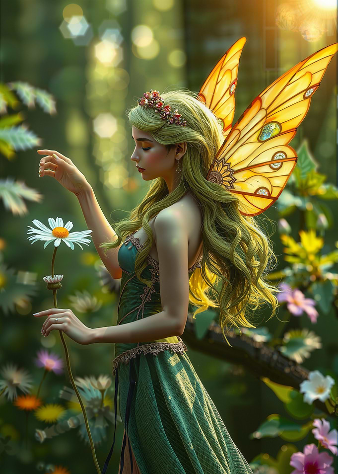 Fairy in a Forest