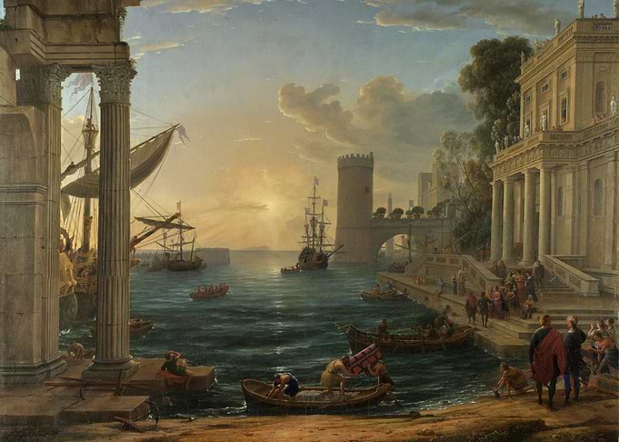 Harbor at Sunset