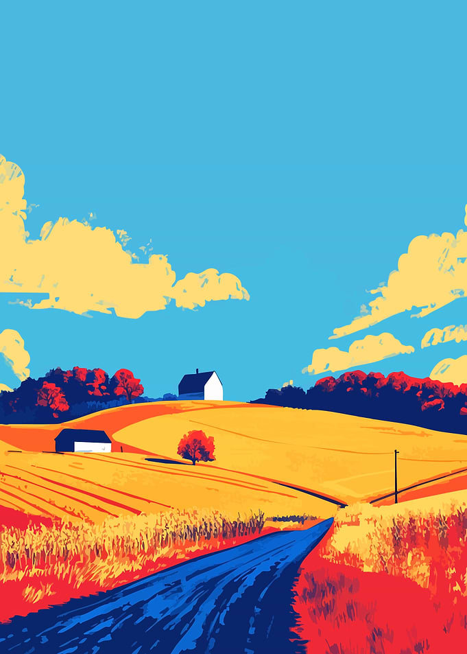 Country Road Landscape