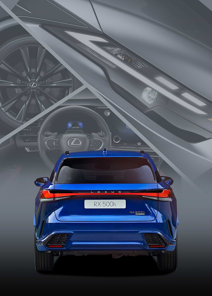 Lexus RX 500h Rear View