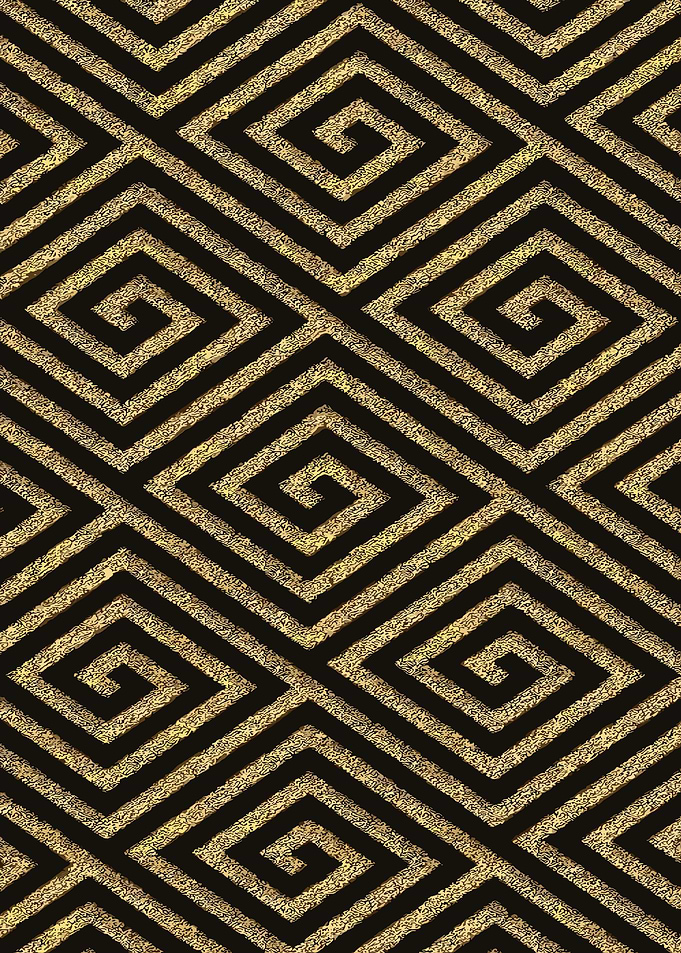 Gold Geometric Pattern