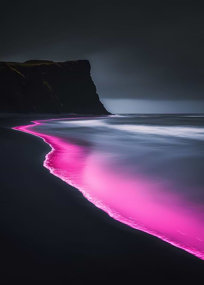 Pink Glow Beach