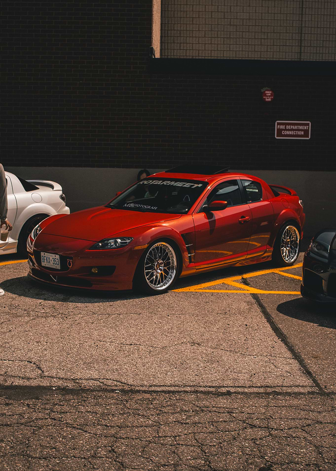 Red Mazda RX-8