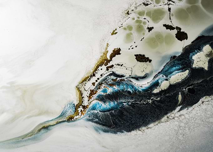 Abstract Swirling Colors